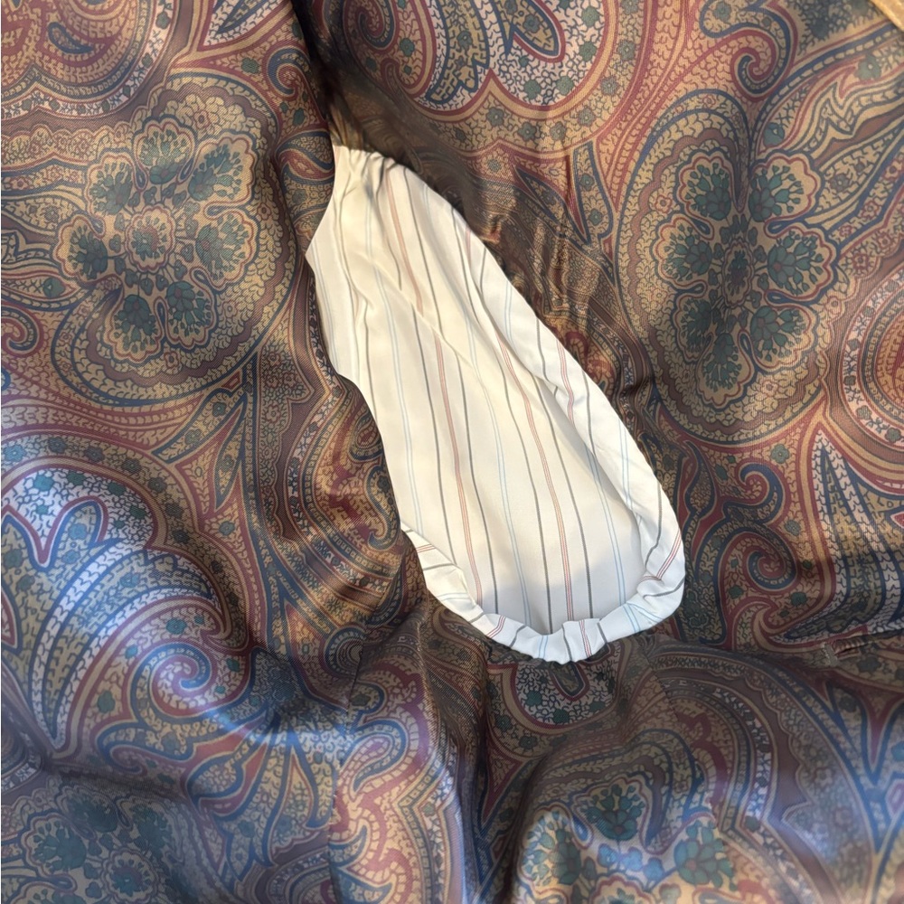 LAUREN RALPH LAUREN Men's Tan Blazer Cotton 40S/XL - Picture 11 of 14